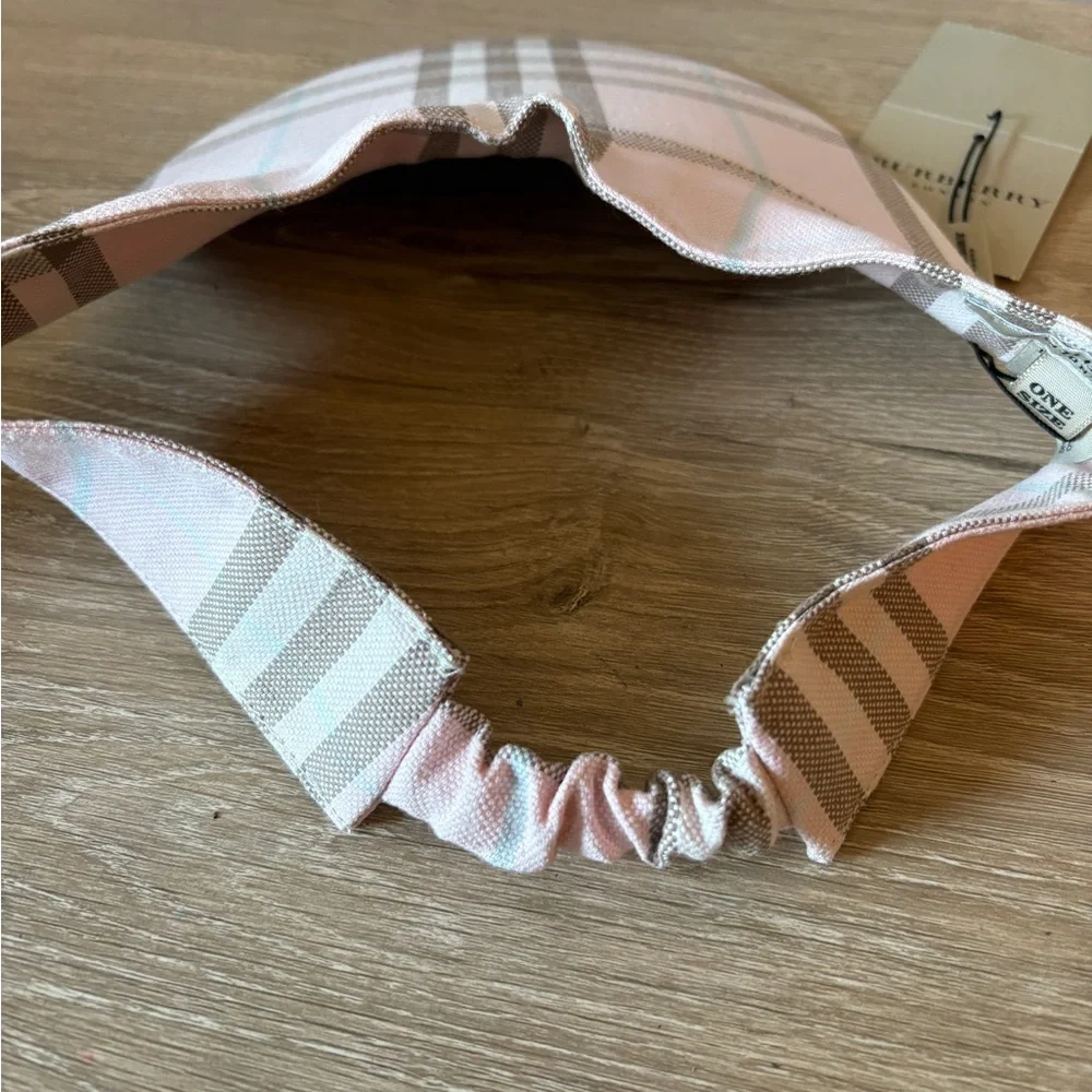 Burberry London Pink Plaid Sun Visor – NWT - Picture 5 of 6